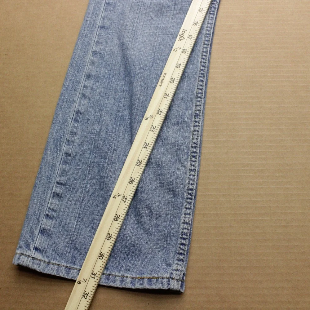 Levis 527 Jeans Mens Sz 32x30 Medium Wash Denim Slim Bootcut Mid Rise Grunge Y2K